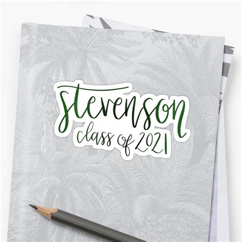 Stevenson Class Of 2021 Sticker By Kcox96 Redbubble
