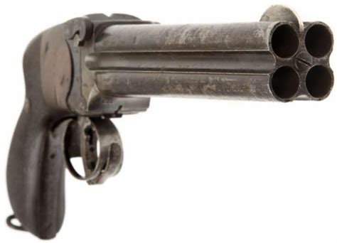 Lancaster Howdah Pistol Massive Derringer Pistol Designed For