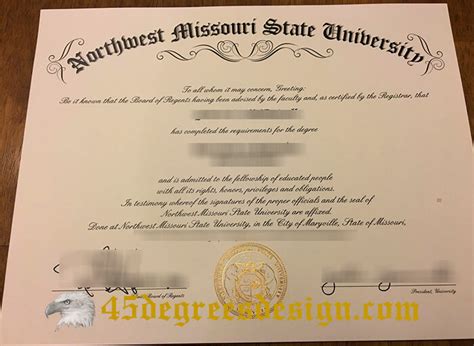 Order A Fake Northwest Missouri State University Diploma Purchase