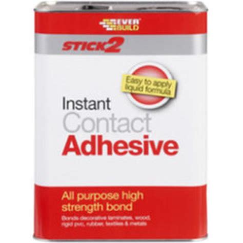 ADHESIVE ALL PURPOSE CONTACT BOND 5 LITRE STICK 2 EVERBUILD - Twiggs