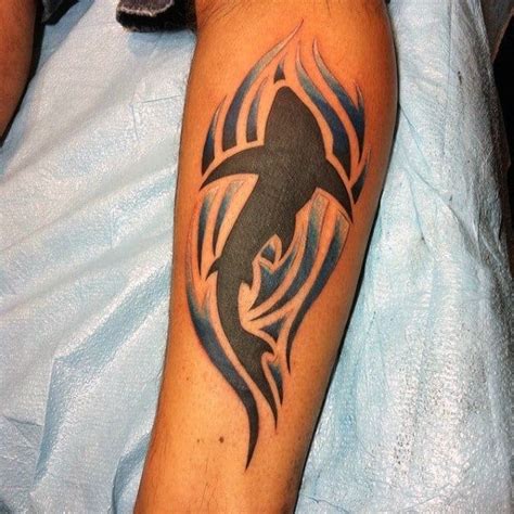 50 Tribal Shark Tattoo Designs For Men Sea Dweller Ideas