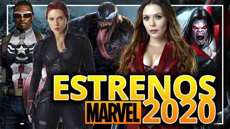 IncreÍble 2020 ¡todos Los Estrenos De Marvel Youtube