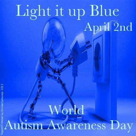 Light It Up Blue World Autism Awareness Day Autism Awareness Month