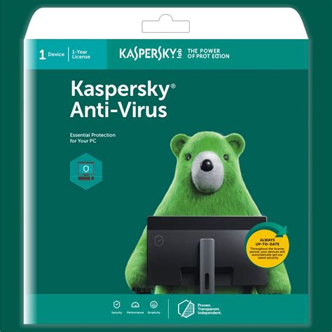 Kaspersky Anti Virus Latest Version 1 Device 1 Year No Cd Keycard Only Software