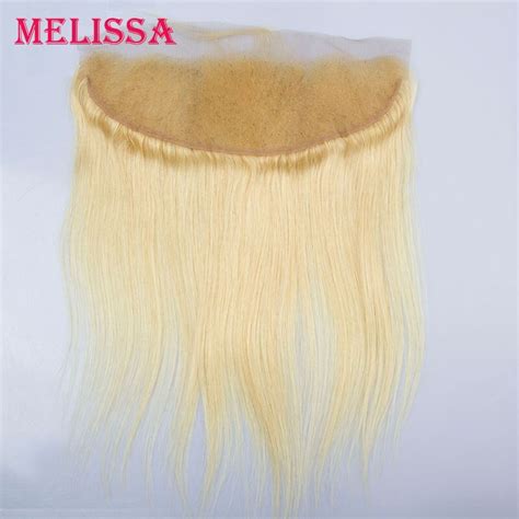 13x4 Blonde Lace Frontal Malaysia Virgin Straight Hair Full Lace