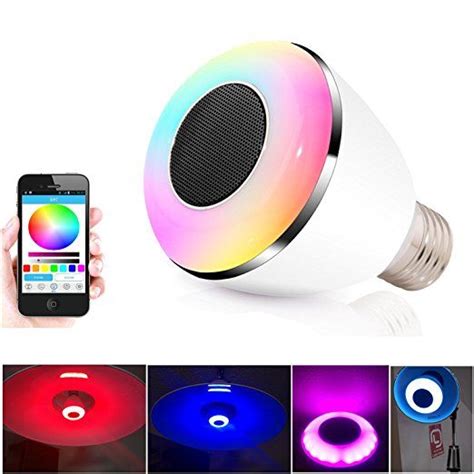 Smart Bulb,Aizbo® Wireless Bluetooth Music Smart Bulb Lamp ...