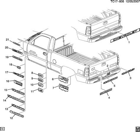 Chevrolet Avalanche Tailgate Emblem 15785771 Wholesale Gm Parts
