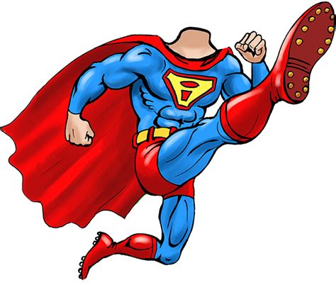 Download Superman Clipart Caricature Body Superhero Caricature Maker