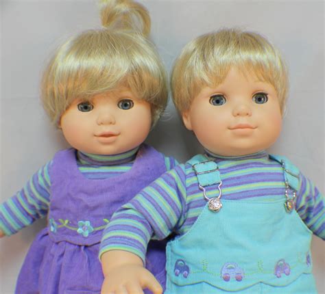 Bitty Baby Twins Boy And Girl American Girl Dolls With Htf Outfits