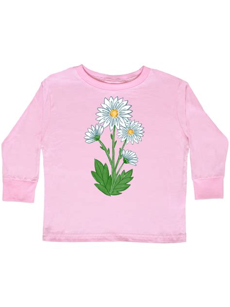 Inktastic Daisy Flower T Toddler Boy Or Toddler Girl Long Sleeve T