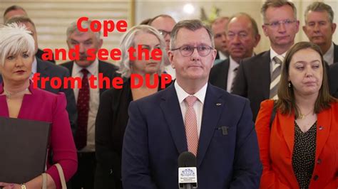 brexit dup angry reacting with scorn as the us delegation backs the ni protocol youtube
