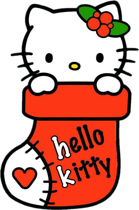 Hello Kitty Christmas Free Png Image Png Arts