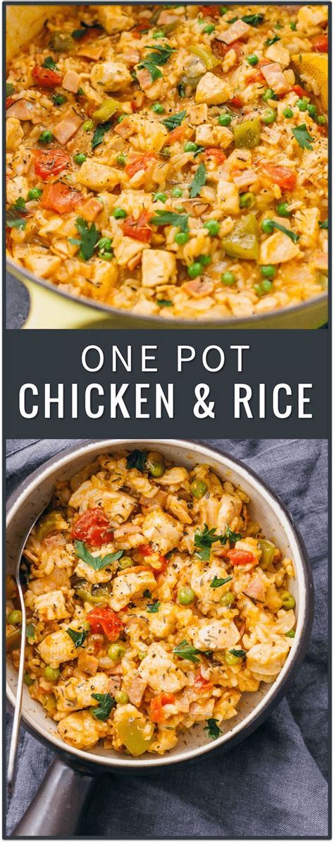 One Pot Chicken And Rice Dinner Recipe Home Inspiration And Diy