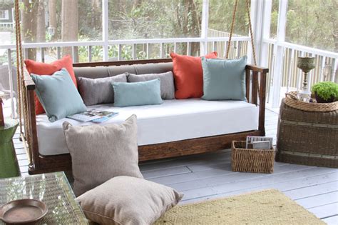 Porch Daybed Swing Cushions And Pillows Traditional