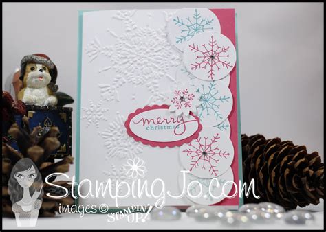 Christmas Card Classes Hand Stamped Cards With Josee Smuck Stampin