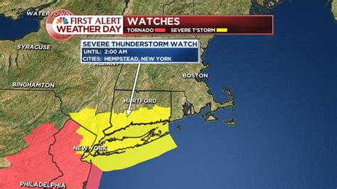 Severe Thunderstorm Watch Issued For Overnight Nbc Connecticut