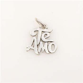 James Avery Sterling Silver Te Amo Charm Property Room