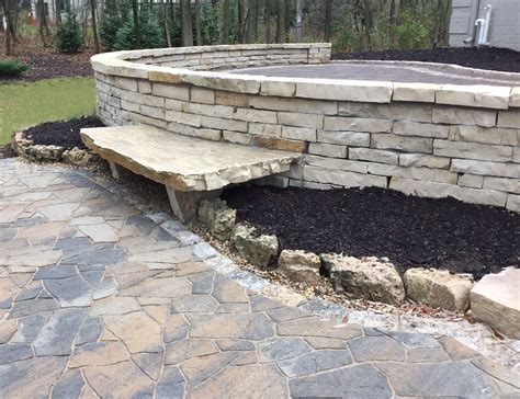 Maybe you would like to learn more about one of these? Techo-Bloc flagstone paver, Champlain Grey with Germantown ...