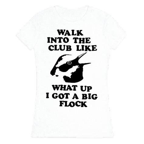 Buy Womens Summer Fashion I Got A Big Flock Short Sleeve White T Shirt At Affordable Prices
