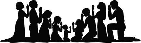 Prayer Group Silhouettes Stock Illustration Download Image Now Istock