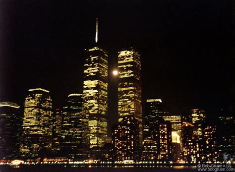 This 2001 Picture Of The Trade Center Is From A Boat On The Hudson