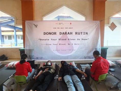 Press Release Kegiatan Donor Darah Rutin 1 Fakultas Kesehatan