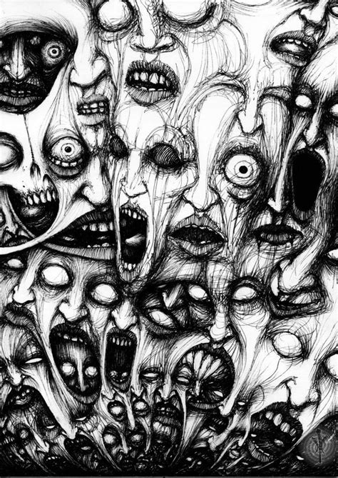 Georgiiaahughes Scary Art Dark Art Drawings Horror Art
