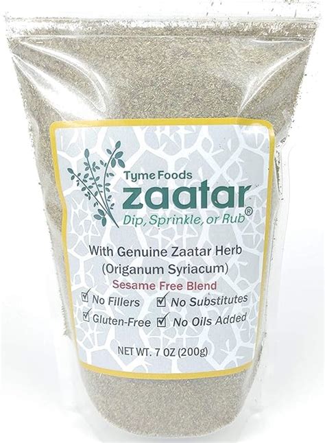 Zaatar By Tyme Foods Zaatar Spice Blend Gourmet Zaatar