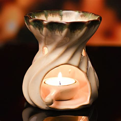 PINNY High Quality Ceramic Oil Burners Handmade Candle Aromatherapy Oil Lamp Gifts And Crafts
