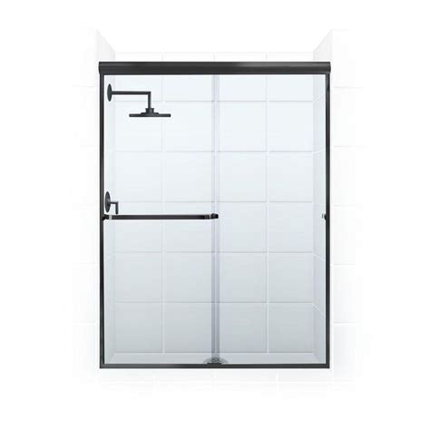 Coastal Shower Doors Paragon 3 16b Series 60 In X 65 In Semi Frameless Sliding Shower Door