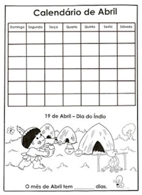 Liga deportiva barrial la dolorosa el prioratofecha: PROFESSORA MÁRCIA: CALENDÁRIO mes de abril
