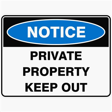 Private Property Keep Out Discount Safety Signs New Zealand
