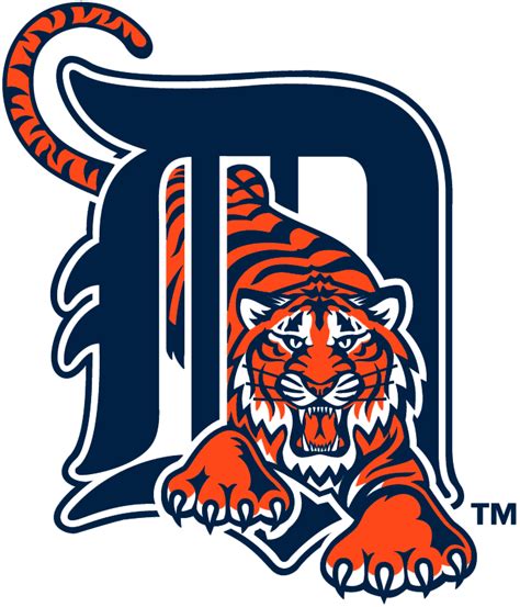 Detroit Tigers Primary Logo American League Al Chris Creamers