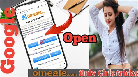how to get only girls in omegle 100 working trick 2023 how to find girls only on omegle 2024