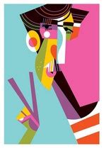 Periodista en @subrayado retomé la pintura y aquí muestro algunos de mis cuadros. Colorida ilustración de Charly Garcia | Ringtina