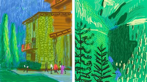 David Hockney Paints Yosemite — On An Ipad The New York Times