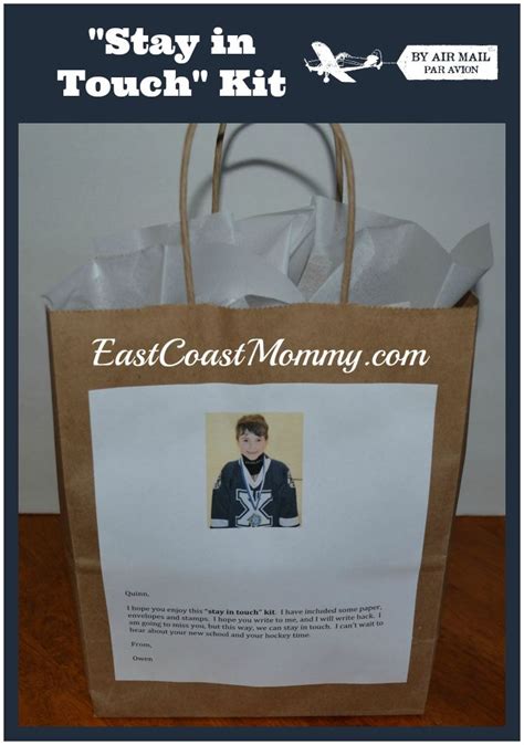 Maybe you would like to learn more about one of these? Stay in Touch Kit | Moving away gifts, Friend moving away ...