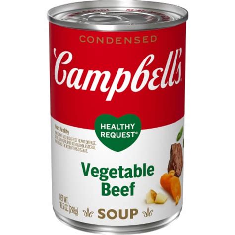 Campbells® Healthy Request® Vegetable Beef Condensed Soup 105 Oz Smiths Food And Drug