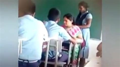 Telangana Teacher Makes Student Do Head Massage During Class Time