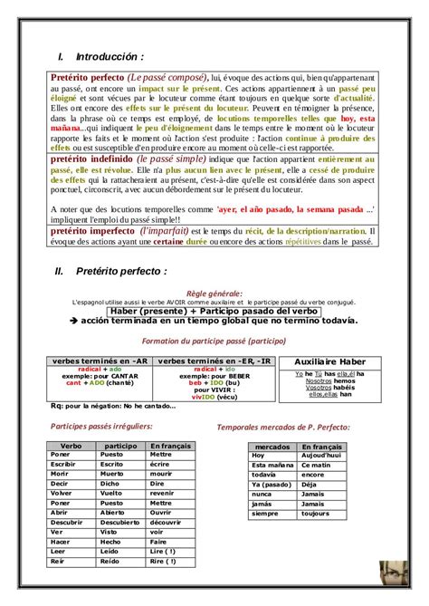 Espagnol cours 3ème A par SWEET - Fichier PDF