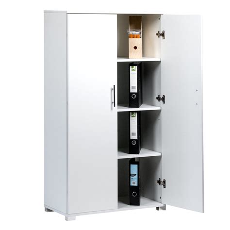 Sd Iv02 White 2 Door Storage Cabinet Locking Doors 1400mm