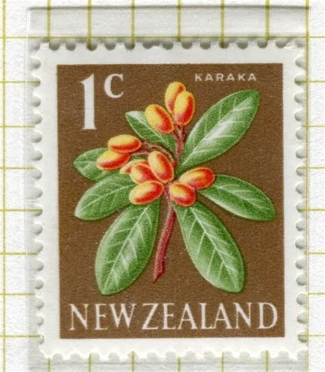 NEW ZEALAND 1967 Early Pictorial Issue Fine Mint Hinged 1c Value 1