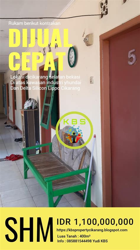Saya mau renovasi rumah kontrakan 3pintu menyamping. DI JUAL CEPAT RUMAH DENGAN KONTRAKAN 6 PINTU
