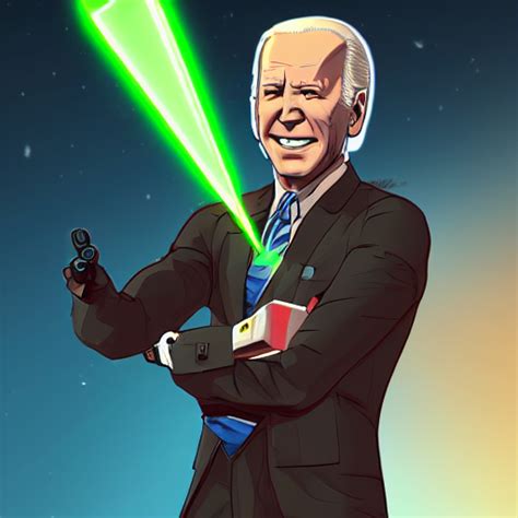 Krea Ai Joe Biden Shooting Lasers From His Eyes Artstatio