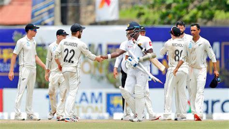 Sri Lanka Vs New Zealand 1st Test Dimuth Karunaratne Hundred Scripts Famous Win For Hosts