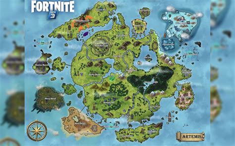 Fortnite Chapter Map Leak Reveals Massive Overhaul To The Entire Map New Pois And More