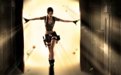 Tomb Raider Lara Croft Beautiful Dance Wallpaper Games Wallpaper