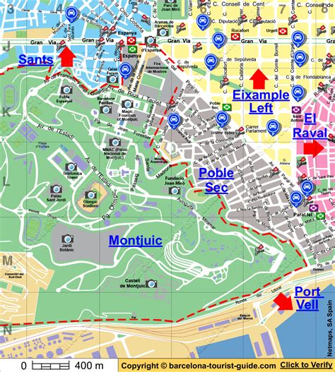 Organització, estratègia i acció de govern, informació administrativa, tràmits i canals de comunicació. Mapa De Barcelona España | Mapa
