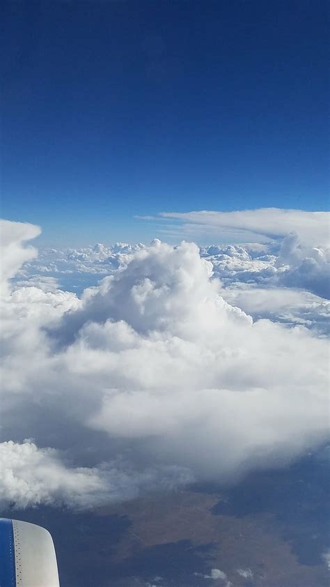Hd Wallpaper Fly White Dream Clouds Plane View Flight Cloud