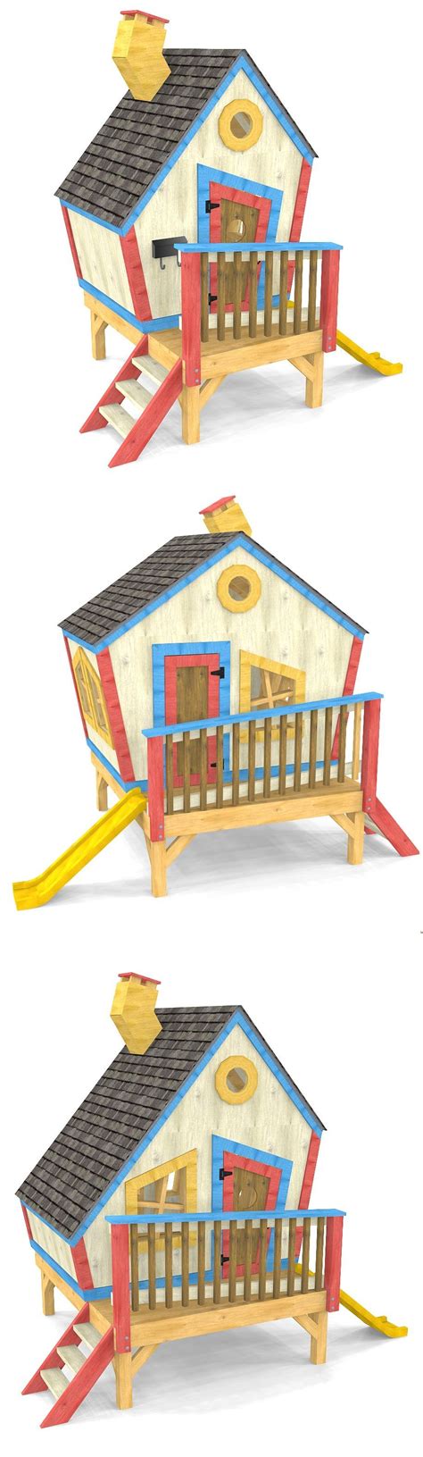 3 Diy Toddler Sized Playhouse Plans Wacky And Crooked In Design